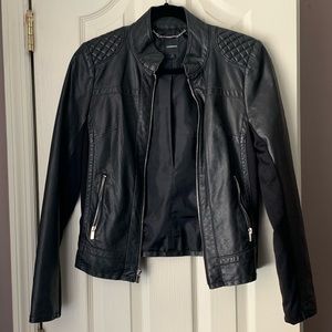 Faux leather jacket
